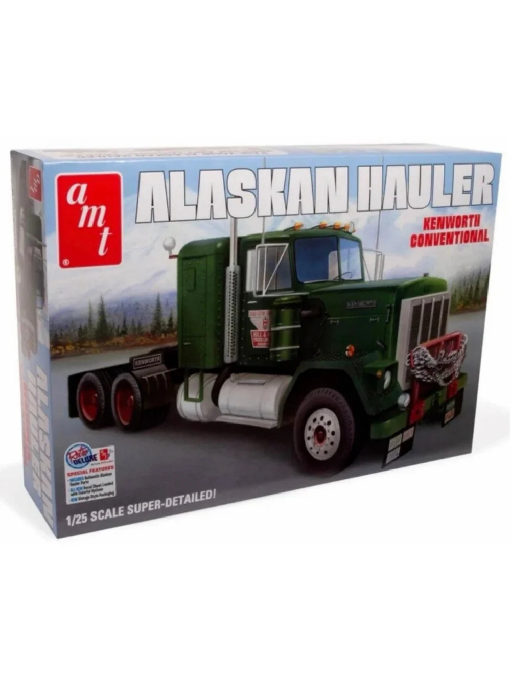 AMT 1:25 SCALE ALASKAN HAULER Kenworth Semi Truck MODEL KIT #1339~NEW in BOX